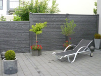 Betonzäune der Modellreihe S03
