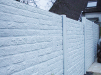 Betonzäune in Steinoptik - Betonzaun-Modell S01 – Variante 2