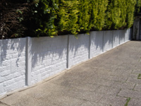Betonzäune in Steinoptik - Betonzaun-Modell S01 – Variante 9