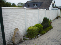 Betonzäune in Steinoptik - Betonzaun-Modell S03 – Variante 2