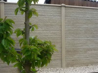 Betonzäune in Steinoptik - Betonzaun-Modell S03 – Variante 12